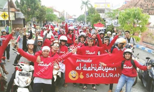 IPAD & Pemuda Al-Wahidiyah Sa'duluran Sambut H-1 Haul Akbar Masyayikh