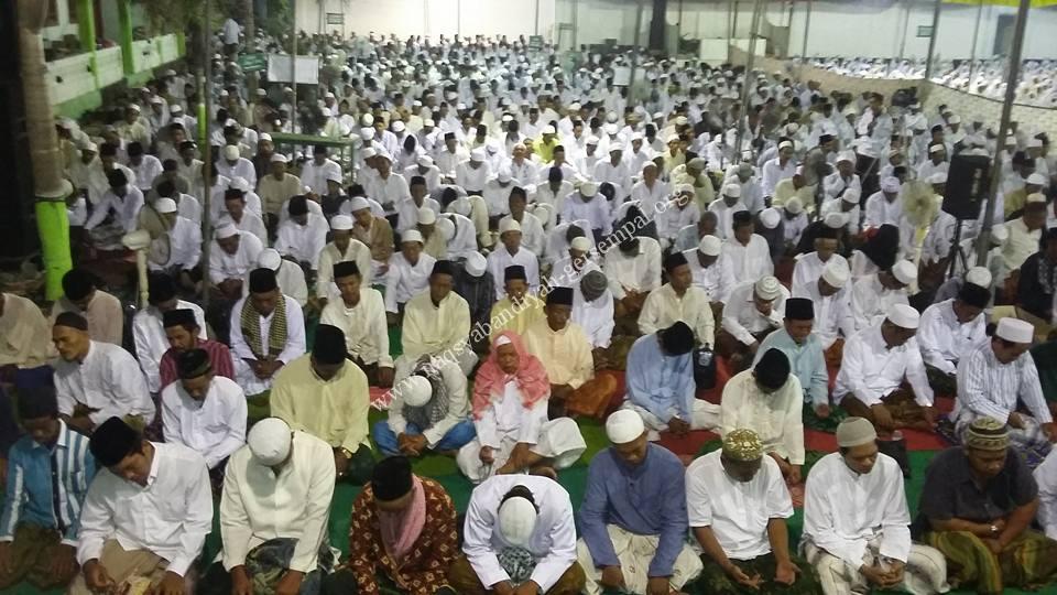 Jama'ah SITQON mengikuti penyambutan malam Nishfu Sya'ban