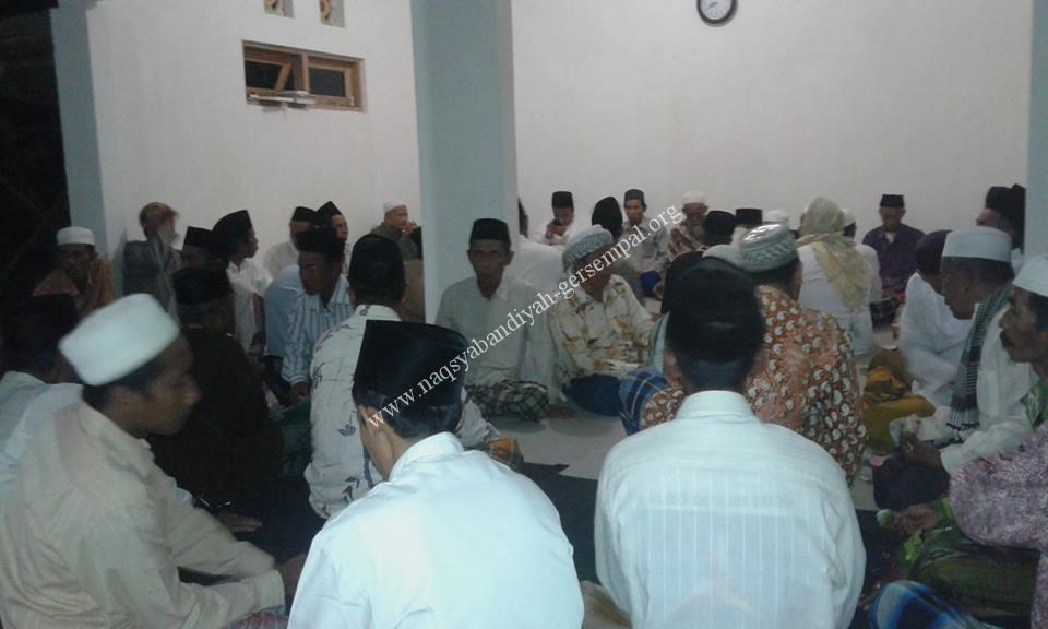 Ikhwan Naqsyabandiyah Gersempal untuk wilayah Blumbungan Pamekasan, mengikuti kegiatan