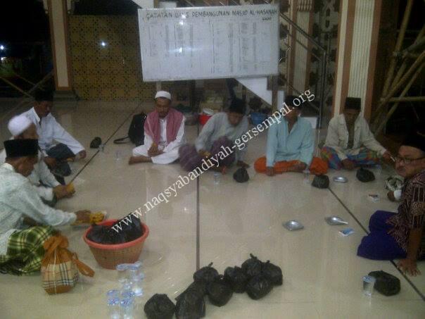Tampak pengurus SITQON telah melaksanakan kegiatan Khotmil Khwajagan