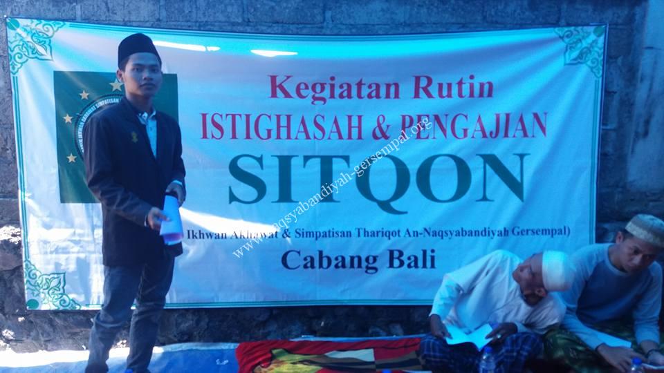 Kegiatan Pengajian Sholawat Tawassuliyah dan Istighotsah SITQON Bali