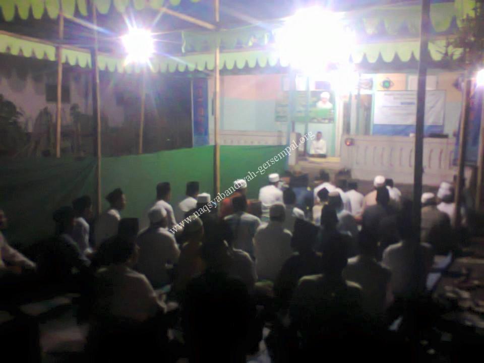 Tampak jama'ah SITQON Lumajang mengikuti Ta'lim Fiqh Tanwirul Qulub