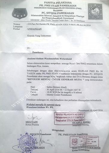 istigotsah akbar PMII STAIN dan SITQON Pamekasan