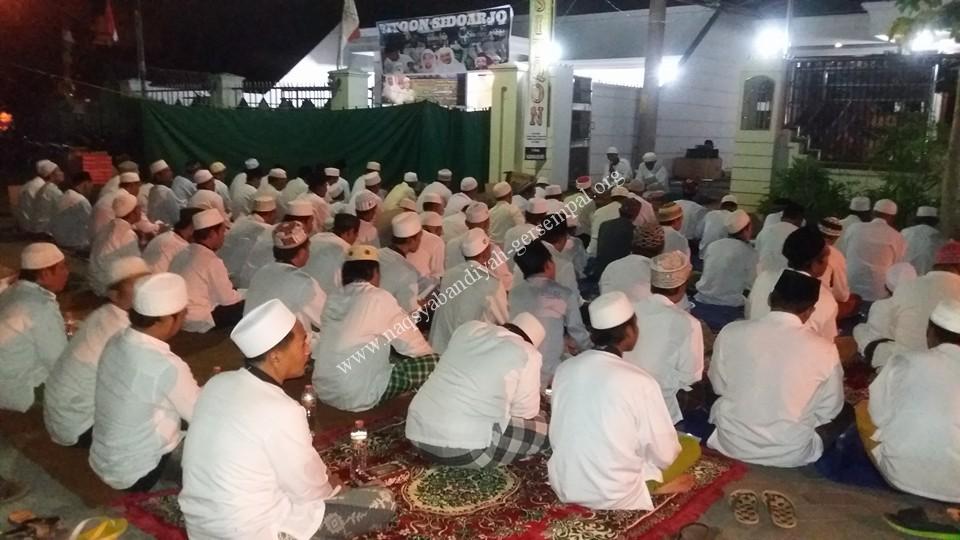 Tampak Jama'ah sedang mengikuti kegiatan Pengurus Cabang SITQON Sidoarjo
