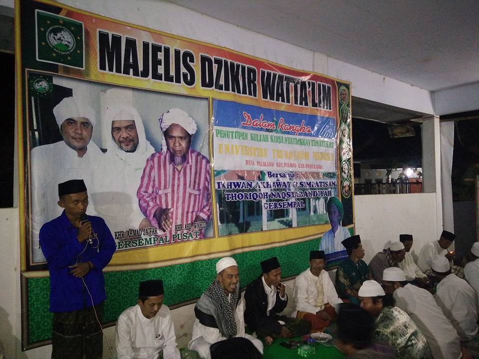 Kordes KKN UTM Desa Palalang menyampaikan sambutan